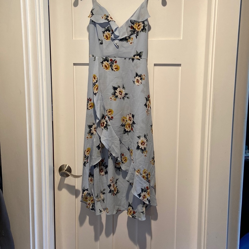 Sun soaker - appears to be a dress, actually shorts.